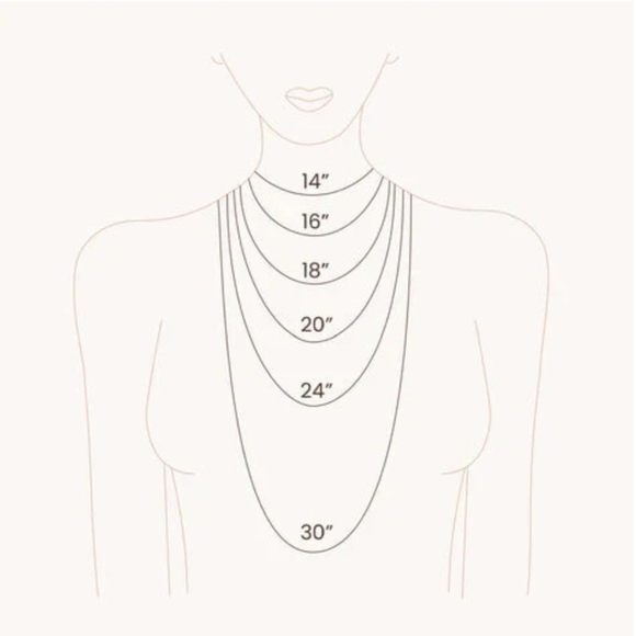 Gold Initial E Pendant Necklace, Bubble Letter Initial Charm Necklace - Picture 2 of 2